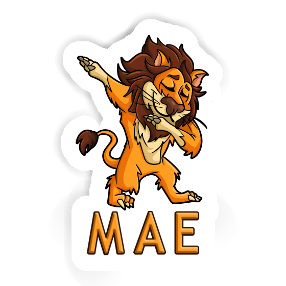 Mae Sticker Dabbing Lion Notebook Image