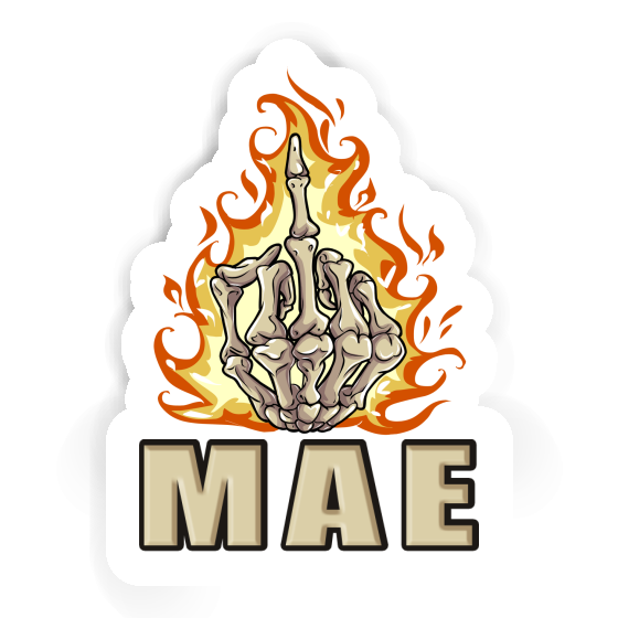 Mittelfinger Sticker Mae Image