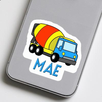 Sticker Mae Mixer Truck Image