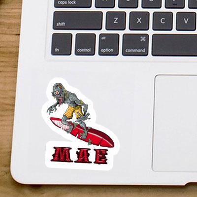 Sticker Mae Surfer Image