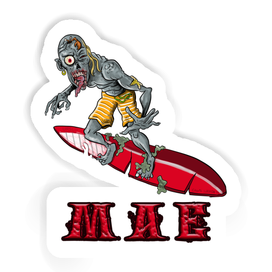 Sticker Mae Surfer Image