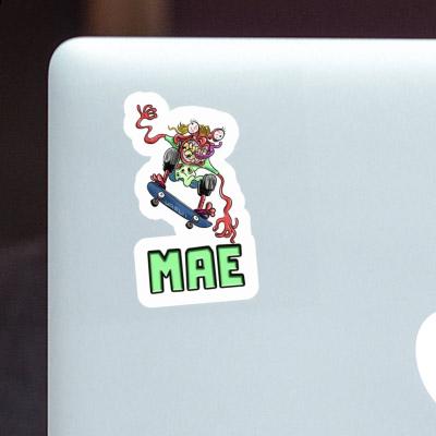 Sticker Mae Skater Laptop Image