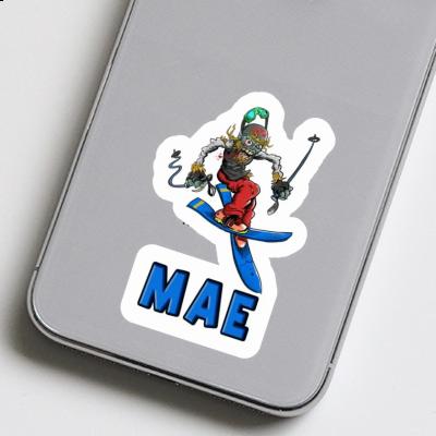 Mae Autocollant Skieur Laptop Image