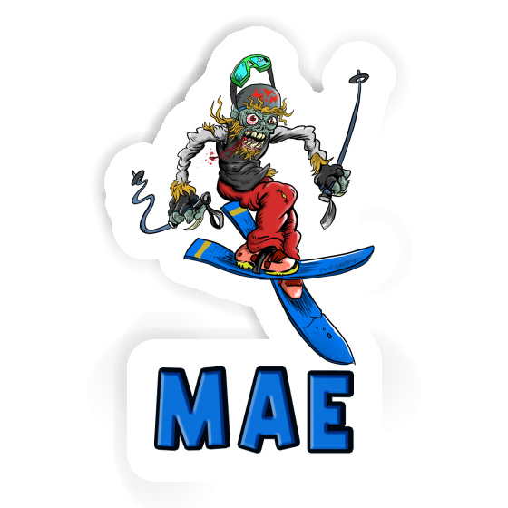 Sticker Freeride Skier Mae Gift package Image