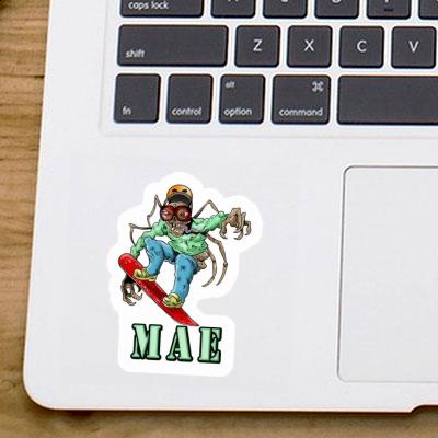 Snowboarder Sticker Mae Image