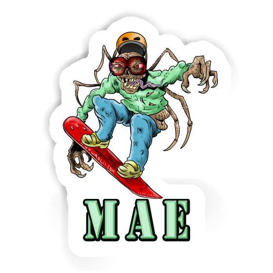 Aufkleber Mae Snowboarder Notebook Image