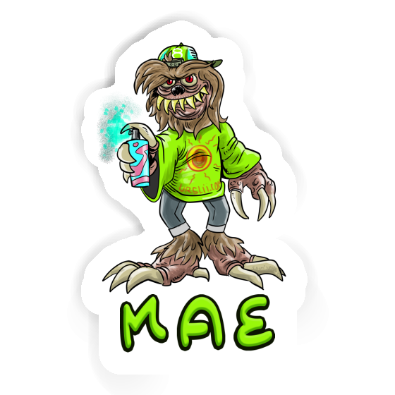 Sticker Sprayer Mae Notebook Image