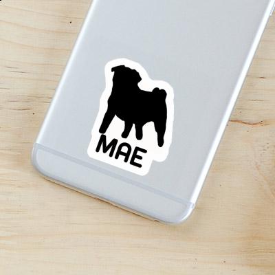 Sticker Mae Pug Notebook Image