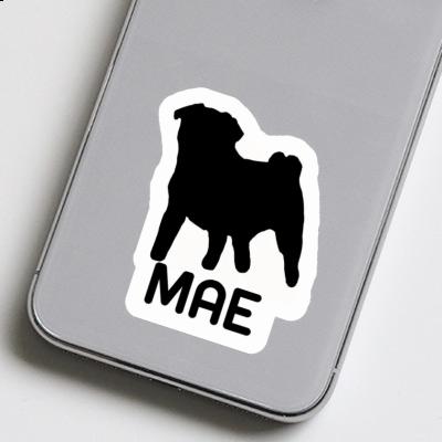 Sticker Mae Pug Notebook Image