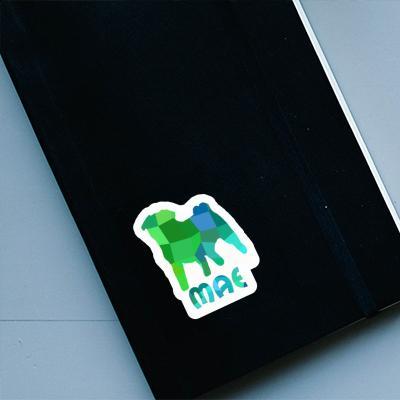 Mae Sticker Pug Laptop Image