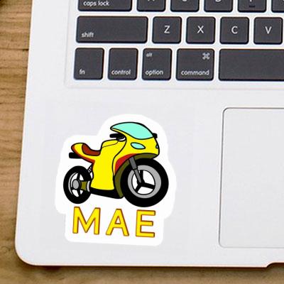 Sticker Motorrad Mae Laptop Image