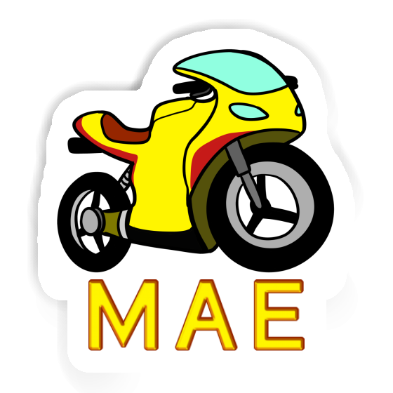 Sticker Mae Motorcycle Notebook Image