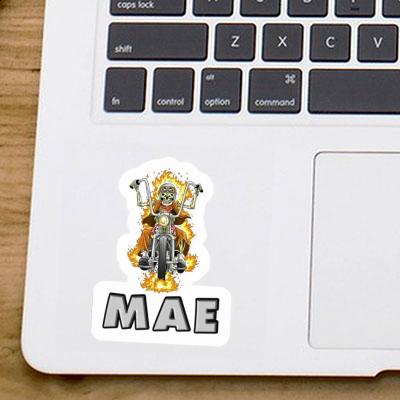 Sticker Mae Motorbike Rider Image