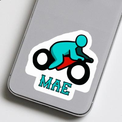 Sticker Mae Motorbike Driver Laptop Image