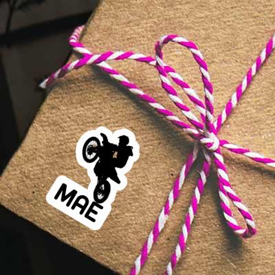 Motocross Rider Sticker Mae Gift package Image