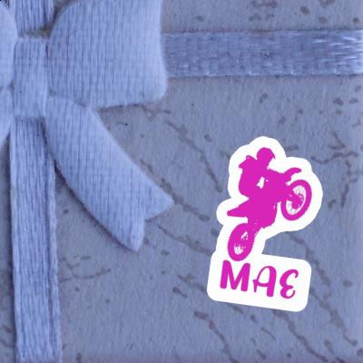 Motocross Rider Sticker Mae Laptop Image