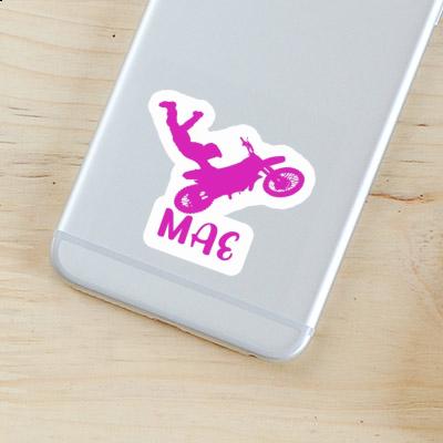 Mae Sticker Motocross Rider Notebook Image