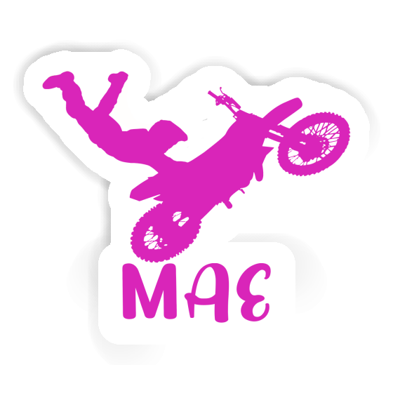 Mae Sticker Motocross Rider Notebook Image