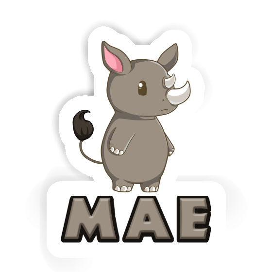 Sticker Mae Rhino Image