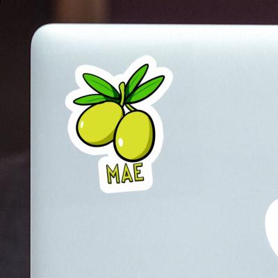 Olive Sticker Mae Laptop Image