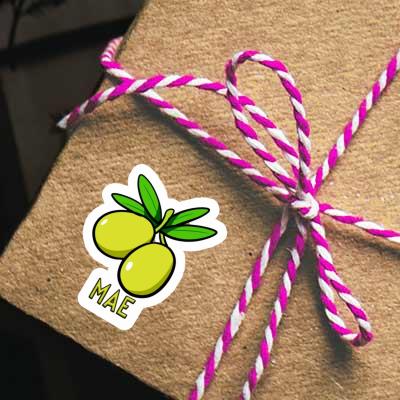 Olive Sticker Mae Notebook Image