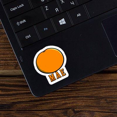 Sticker Orange Mae Gift package Image