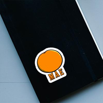 Sticker Orange Mae Gift package Image