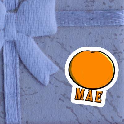 Sticker Orange Mae Laptop Image