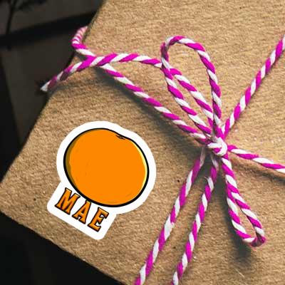 Orange Sticker Mae Gift package Image