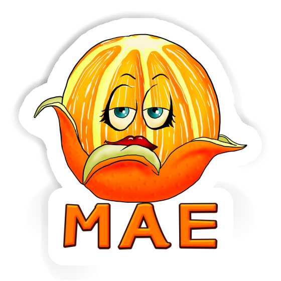 Sticker Mae Orange Gift package Image