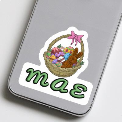 Easter basket Sticker Mae Gift package Image