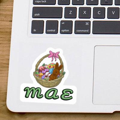 Easter basket Sticker Mae Gift package Image