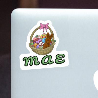 Easter basket Sticker Mae Gift package Image