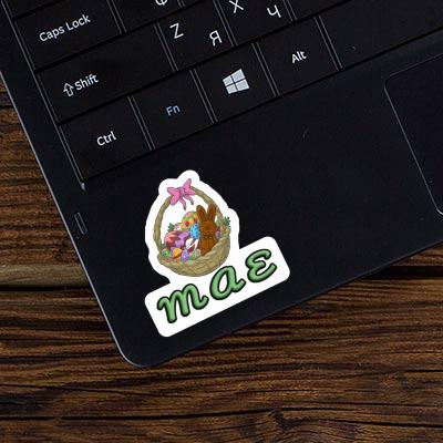 Easter basket Sticker Mae Notebook Image