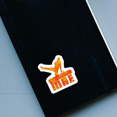 Mae Sticker Gymnast Notebook Image