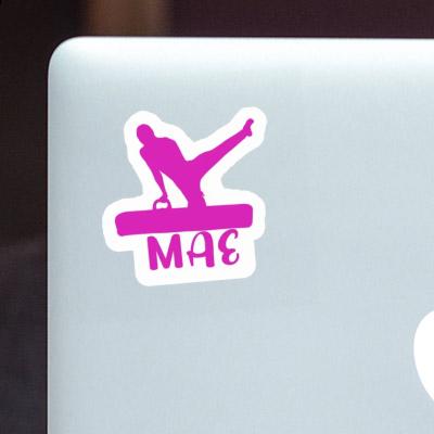 Gymnast Sticker Mae Notebook Image