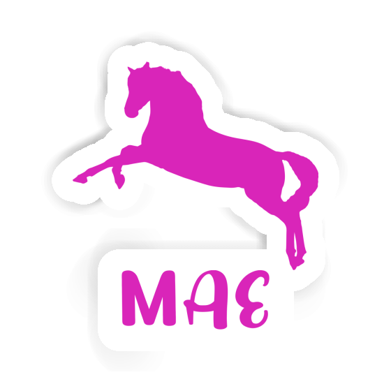 Sticker Pferd Mae Laptop Image