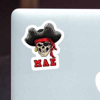 Mae Sticker Pirate-Head Laptop Image