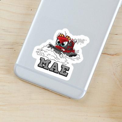 Sticker Snow groomer Mae Laptop Image