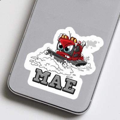 Sticker Snow groomer Mae Laptop Image