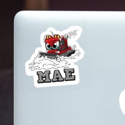 Sticker Snow groomer Mae Laptop Image