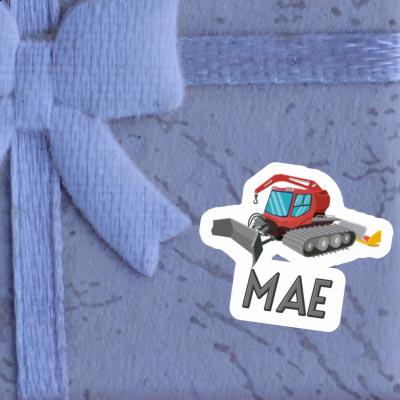 Snowcat Sticker Mae Laptop Image