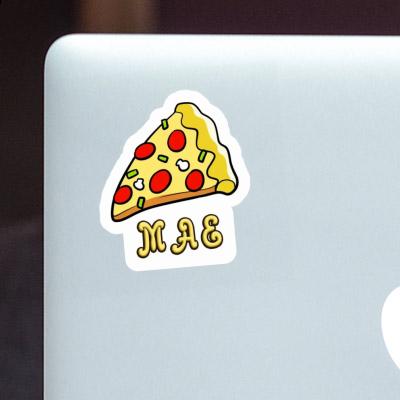 Mae Sticker Slice of Pizza Laptop Image