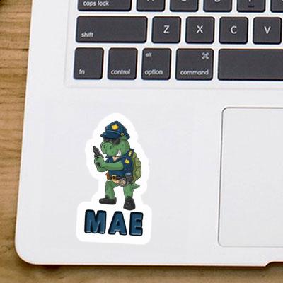 Mae Sticker Polizist Notebook Image