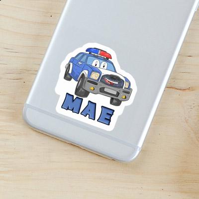 Mae Sticker Police Car Notebook Image