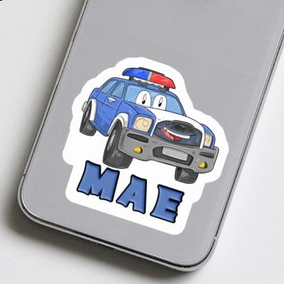 Mae Sticker Police Car Image