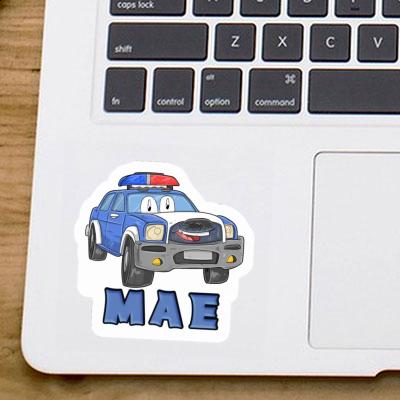 Mae Sticker Police Car Image