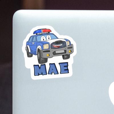 Mae Sticker Police Car Notebook Image