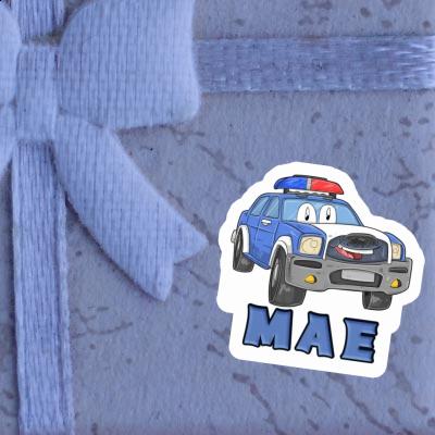 Mae Sticker Police Car Laptop Image