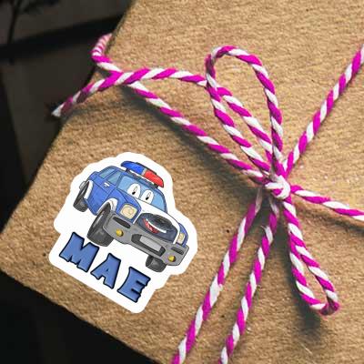 Mae Sticker Police Car Gift package Image